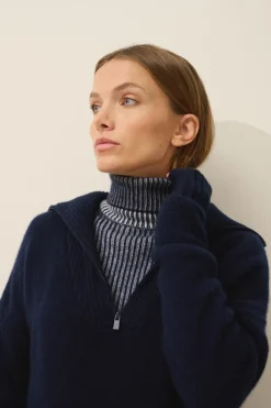 AKAR pull col camionneur navy