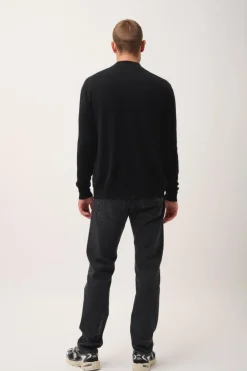 ALAN gilet col montant noir