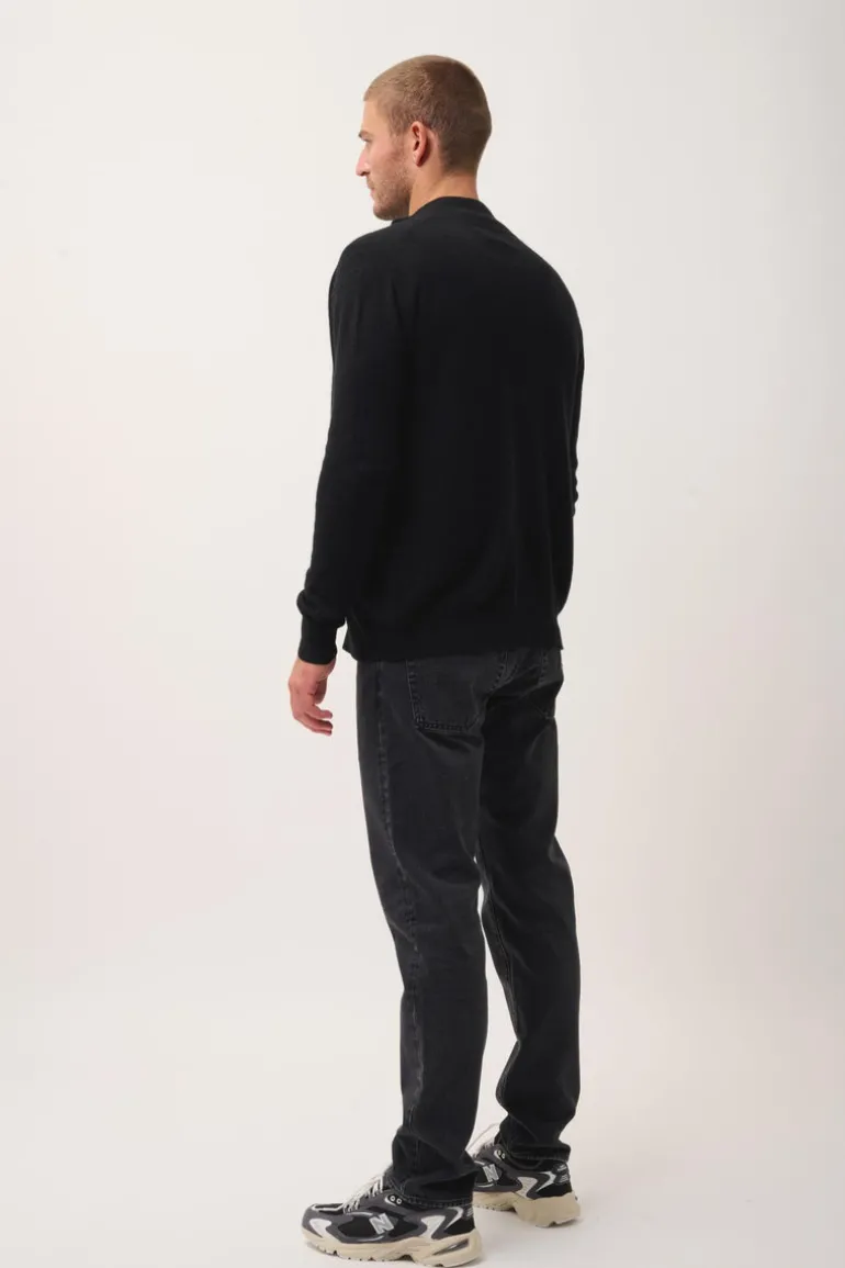 ALAN gilet col montant noir