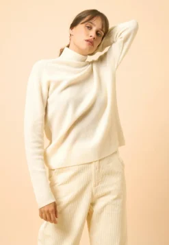ALYSSA pull col montant neige