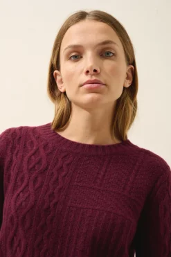 AMALA pull col rond mûre