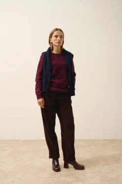 AMALA pull col rond mûre