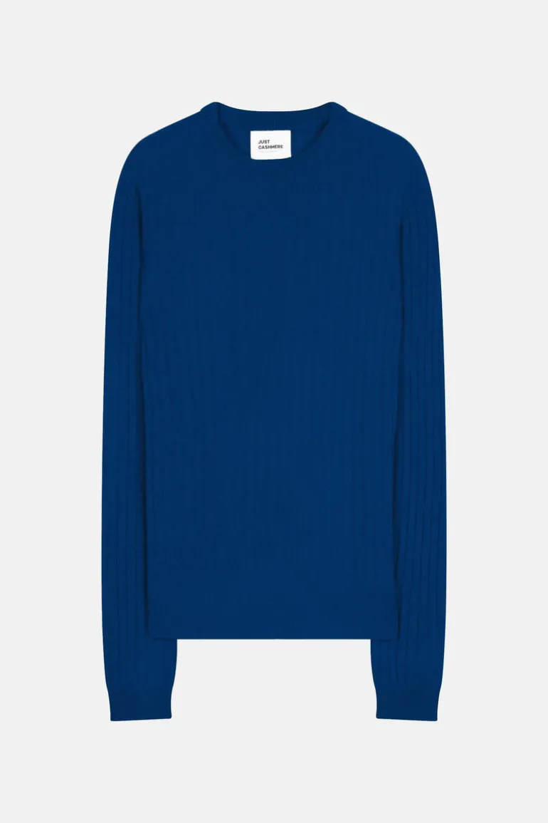 AVANA pull col rond outremer