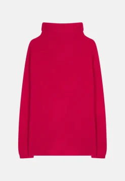 BLANTYRE pull col roulé fuchsia