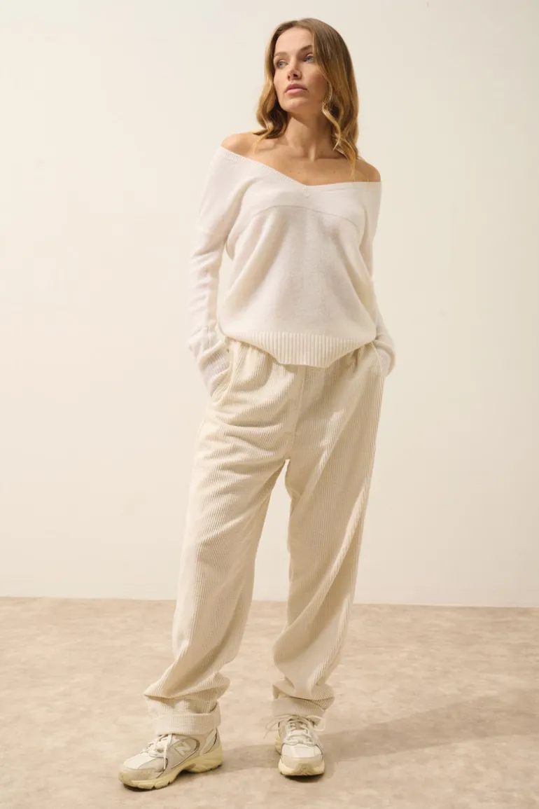 CASSIE pull col v neige
