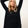 CHELSEA cardigan col v navy