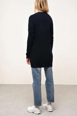 CHELSEA cardigan col v navy