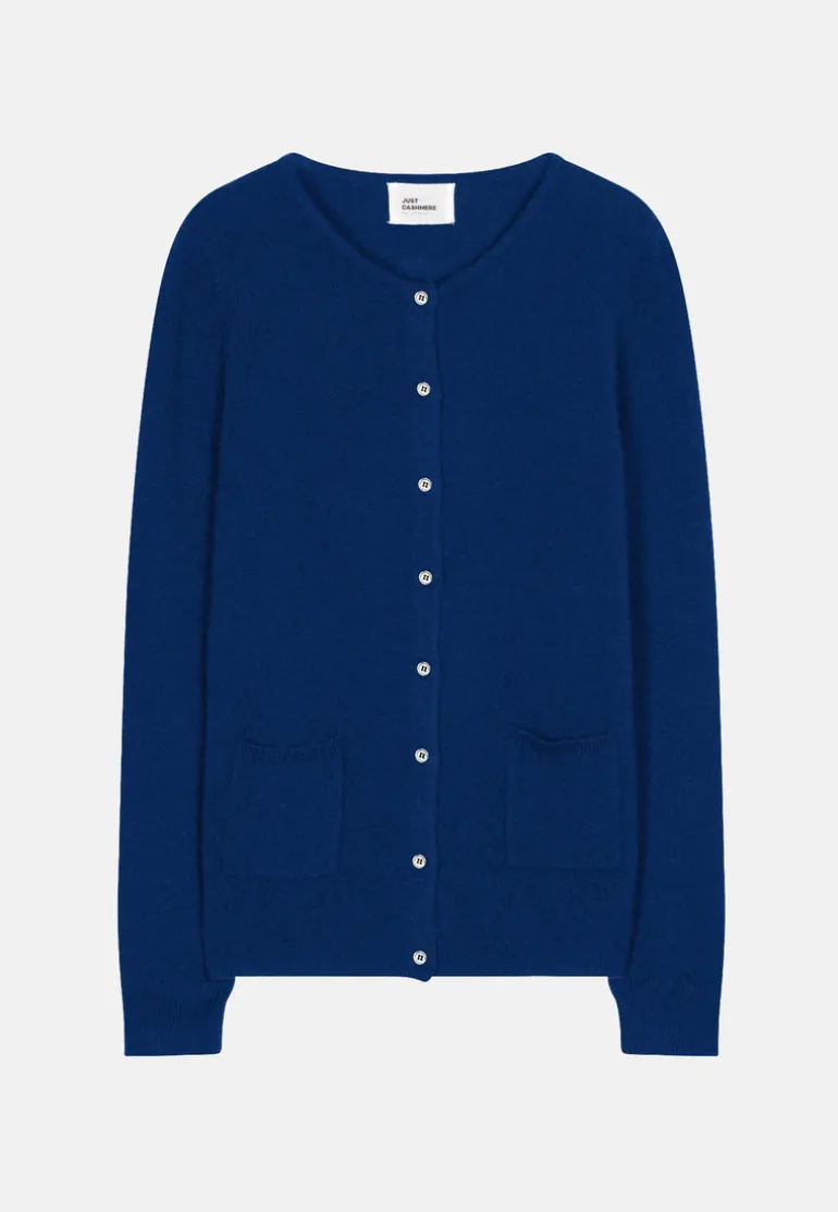 CHELSEA cardigan col v outremer