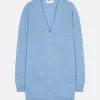 CHELSEA cardigan col v sky