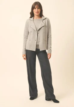 CHLOE veste col tailleur nuage chiné