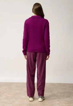 CHLOE veste col tailleur prune