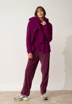 CHLOE veste col tailleur prune