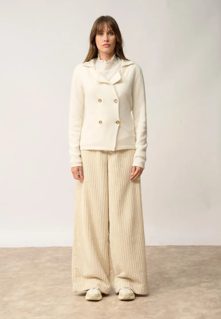 CHLOE veste col tailleur ivoire
