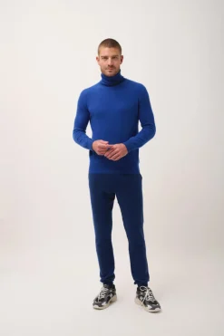 CONNOR pull col roulé outremer