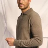 DOUGLAS polo taupe chiné