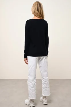 FIONA pull col bateau navy