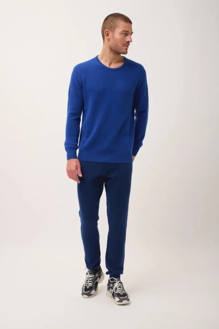 GABIN pull col rond outremer
