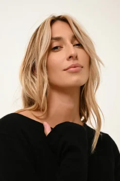 GRACE pull col bateau noir