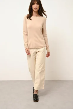 GRACE pull col bateau sable