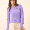 HELEN pull col rond lavande