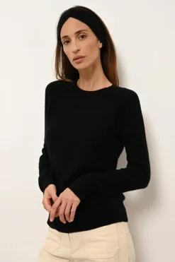 HELEN pull col rond noir