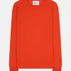 HELEN pull col rond orange