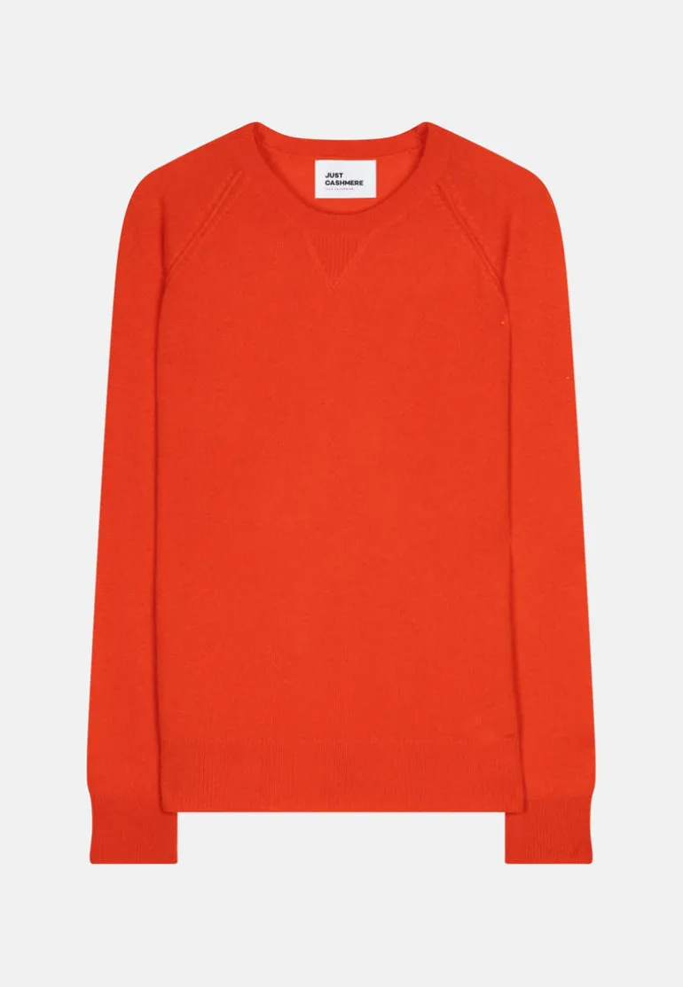 HELEN pull col rond orange