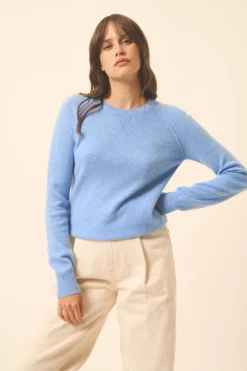 HELEN pull col rond sky