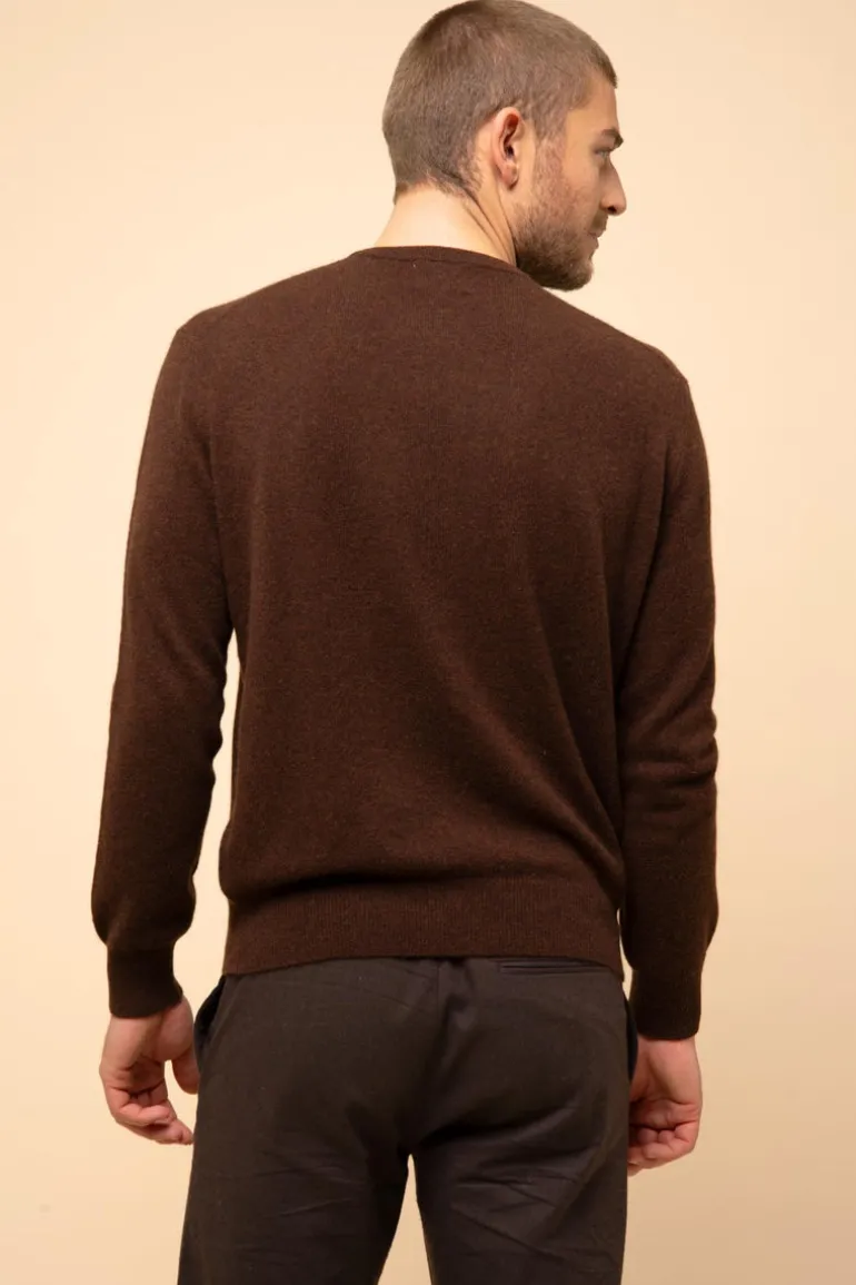 HOWARD pull col rond café