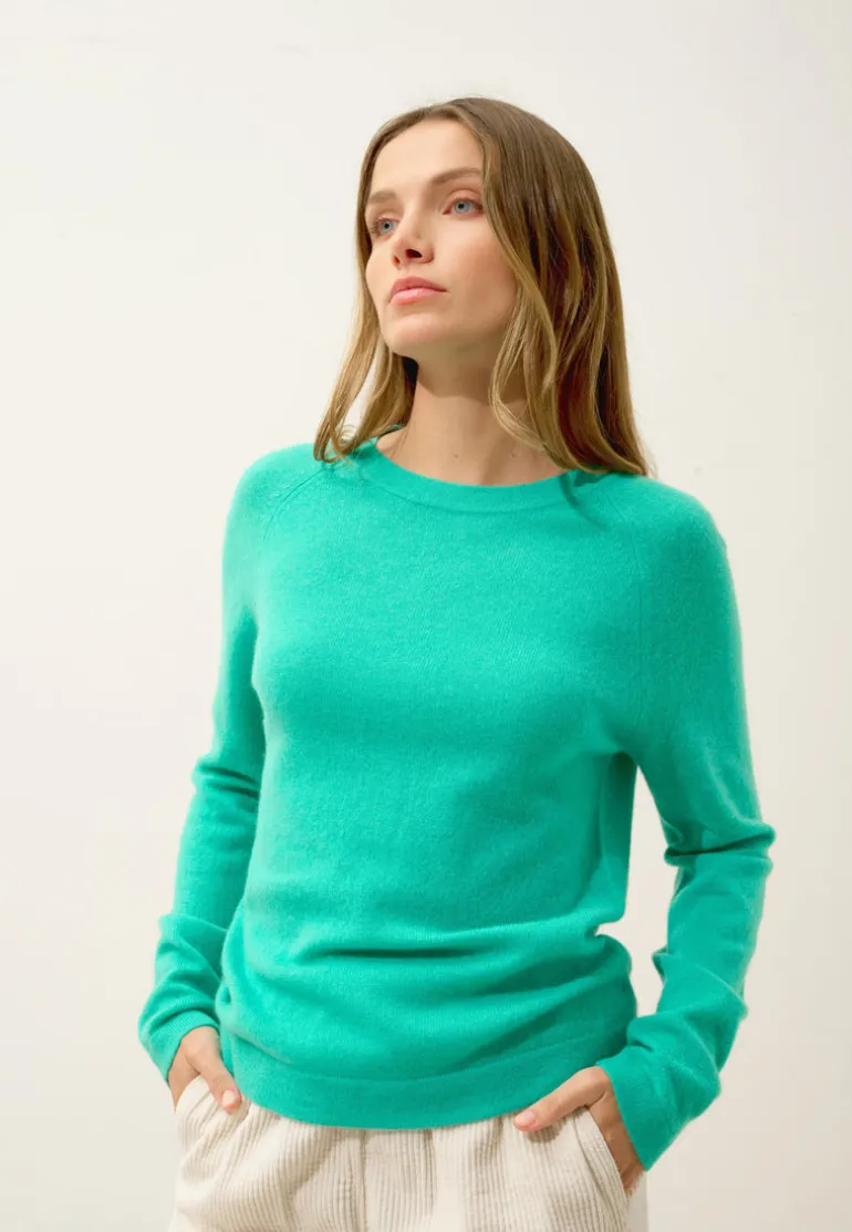 JANE pull col rond jungle