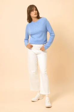JANE pull col rond sky