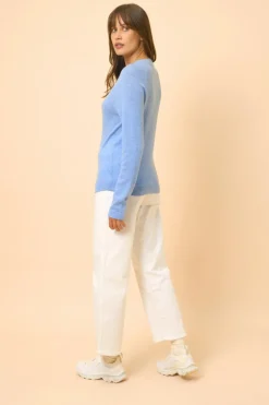 JANE pull col rond sky