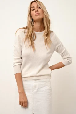 JANICE pull col rond ivoire