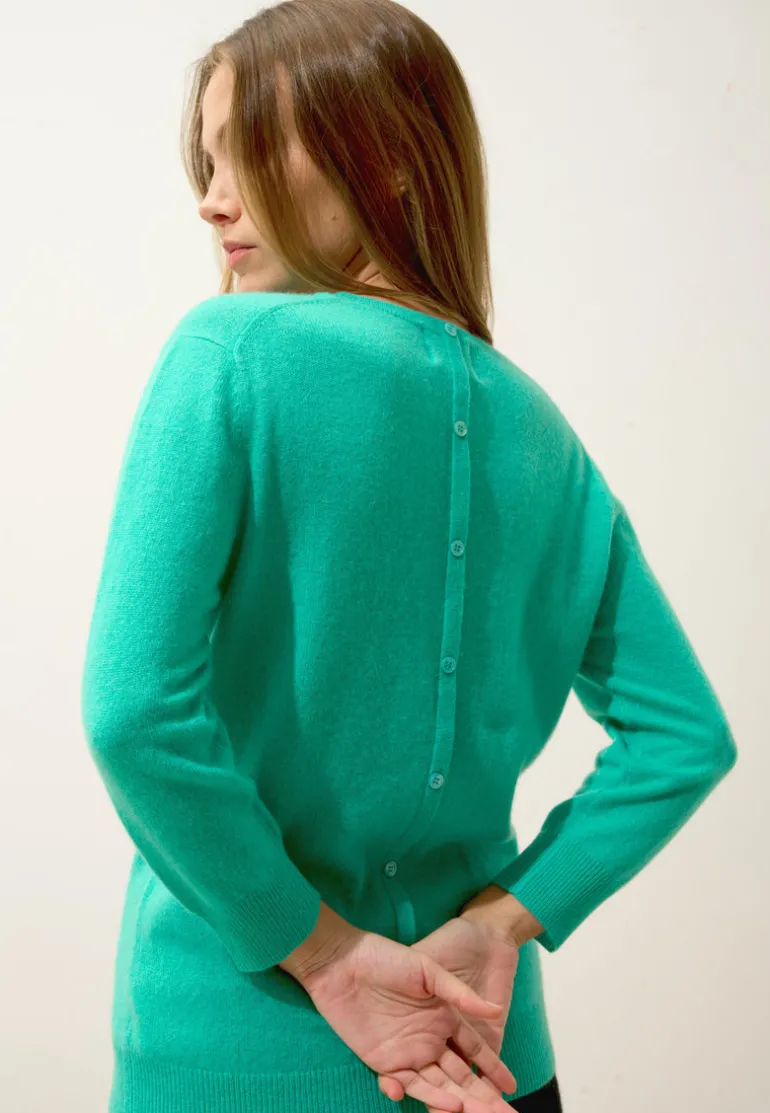 JANICE pull col rond jungle