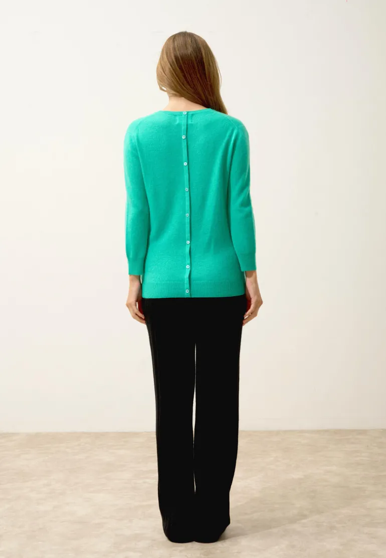 JANICE pull col rond jungle