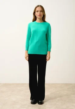 JANICE pull col rond jungle
