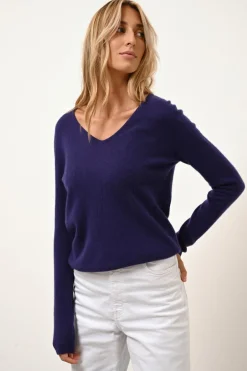JOAN pull col v purple