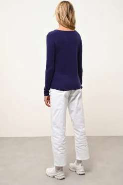 JOAN pull col v purple
