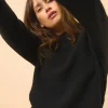 JONA pull col rond noir