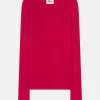 JOYCE pull col rond fuchsia