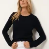 JOYCE pull col rond navy