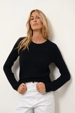 JOYCE pull col rond navy