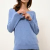 KAREN pull col rond sky