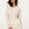 KATHARINE cardigan col rond neige