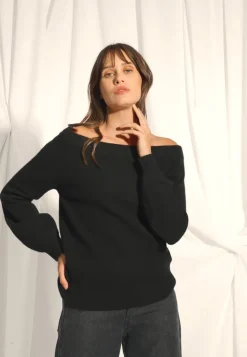 KELLY pull col bateau noir