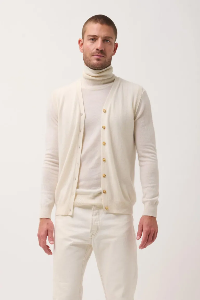 LANA cardigan col v neige