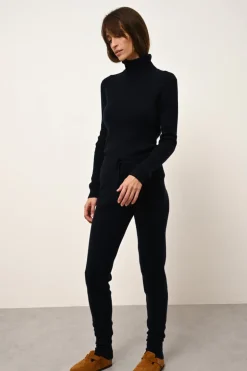 LANAIS pull col roulé navy