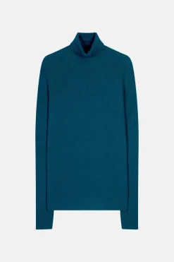 LANAIS pull col roulé paon