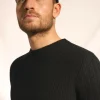LUKKA pull col rond noir