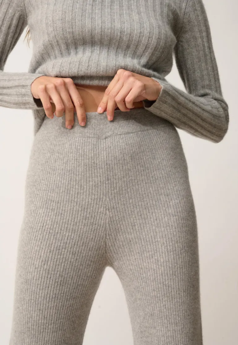MARGRET pantalon nuage chiné